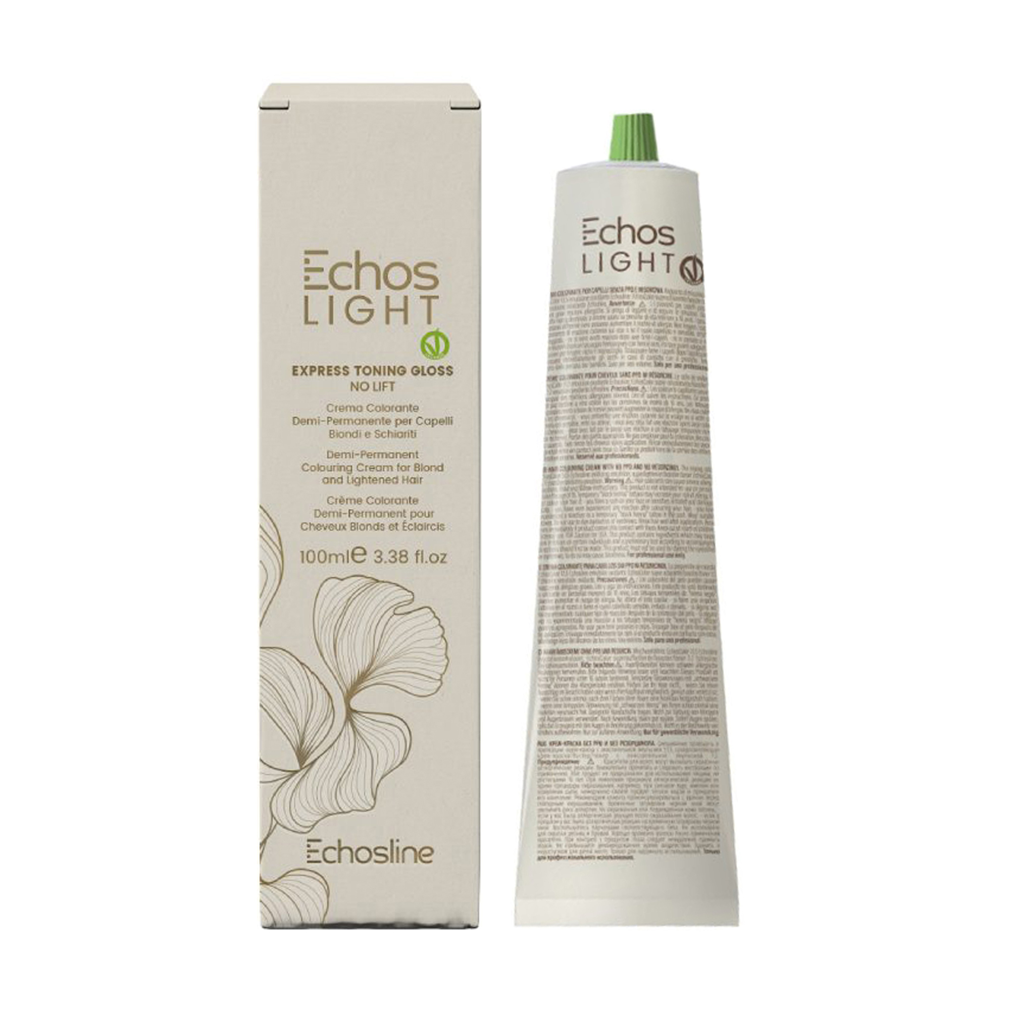 Тонувальна фарба для волосся Echosline Echos Light Express Toning Gloss, Illuminator, 100 мл